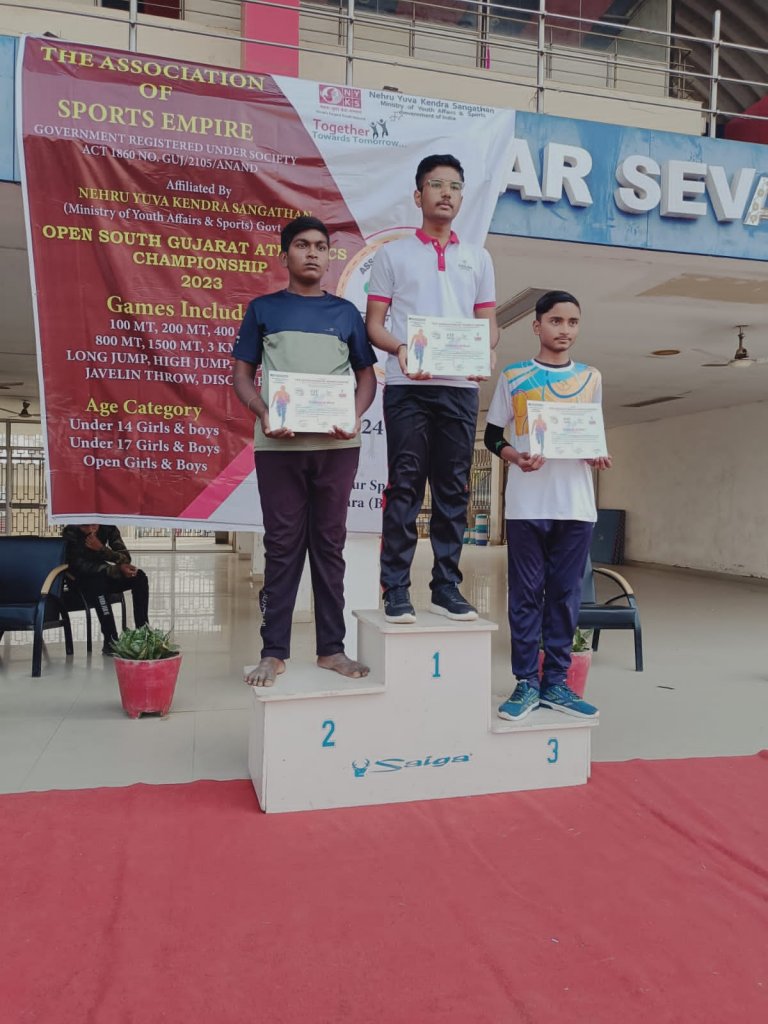 It is a matter of great pride and pleasure for Avalon World School Waght our students participated in 'The Open South Gujarat Athletic Championship' & achieved outstanding feats